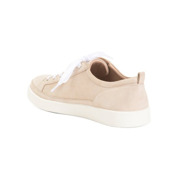 VIONIC Gold Wide Suede Winny Comfort Sneakers - Picture 2 of 2